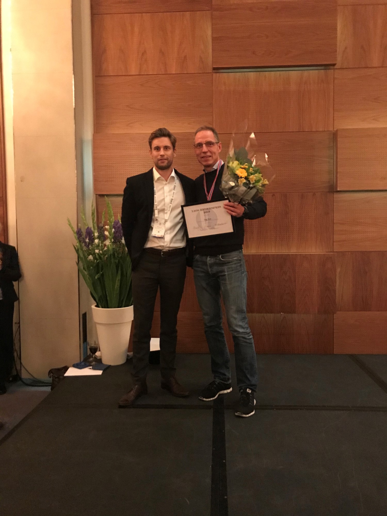 Torsdagsklubben LIOS ærespris av Nof