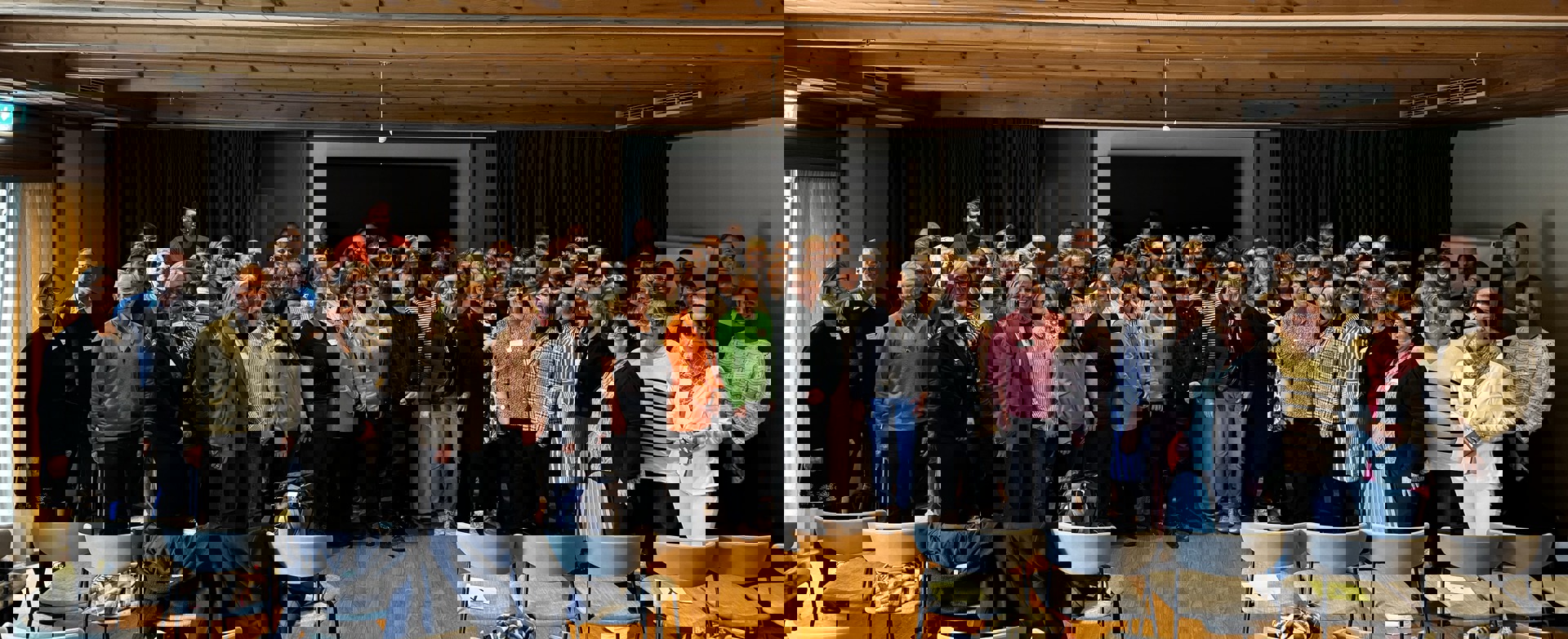 De samlede deltagere på vårkonferansen til Norsk forening for arbeidsmedisin. Foto: Legeforeningen