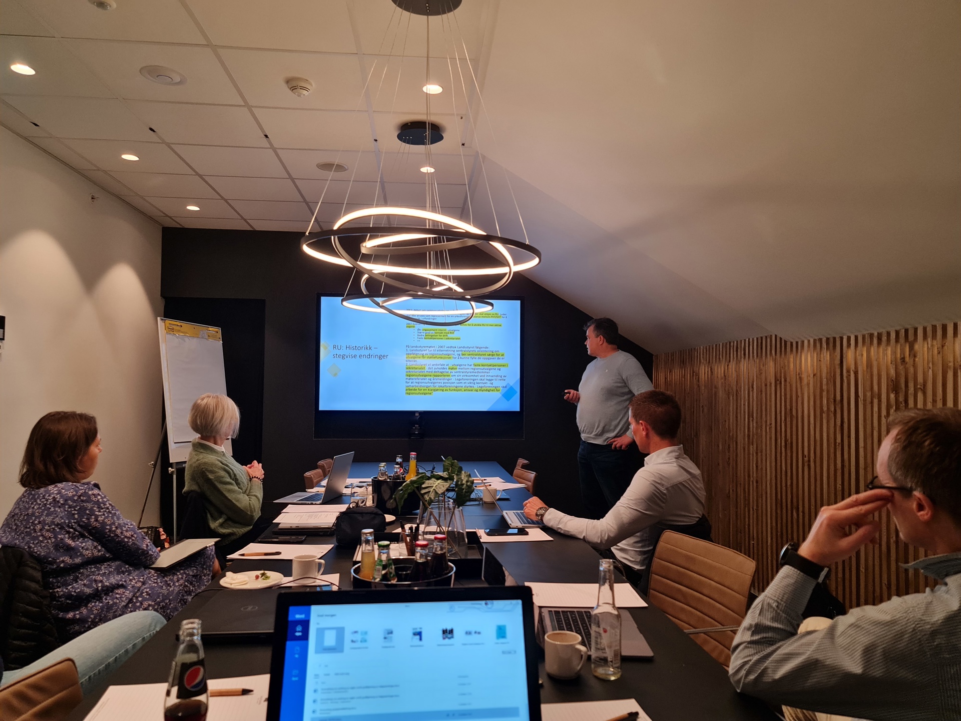 Regionutvalg Vest samlet på arbeidsmøte