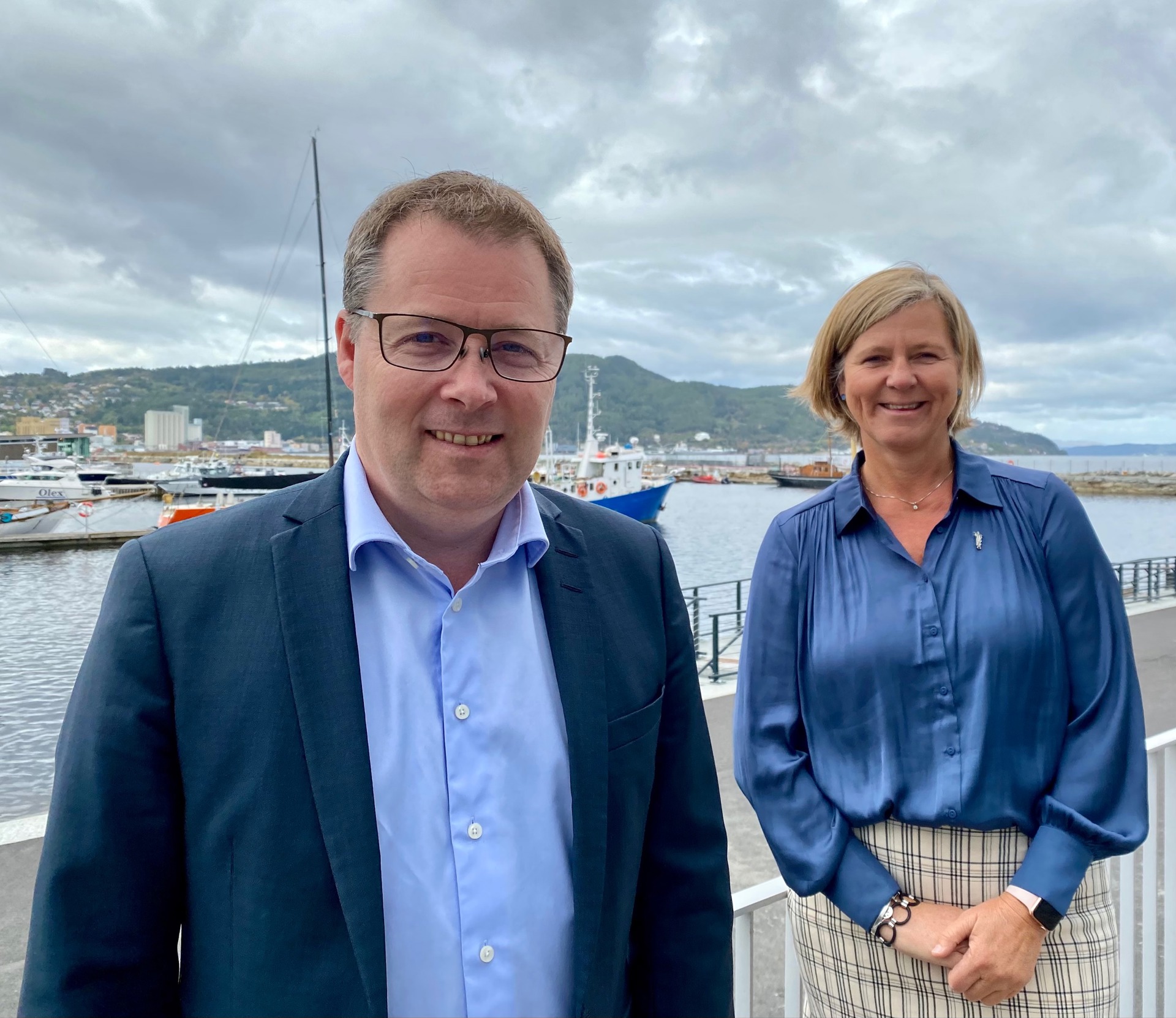 Bjørn Arild Gram og Anne-Karin Rime