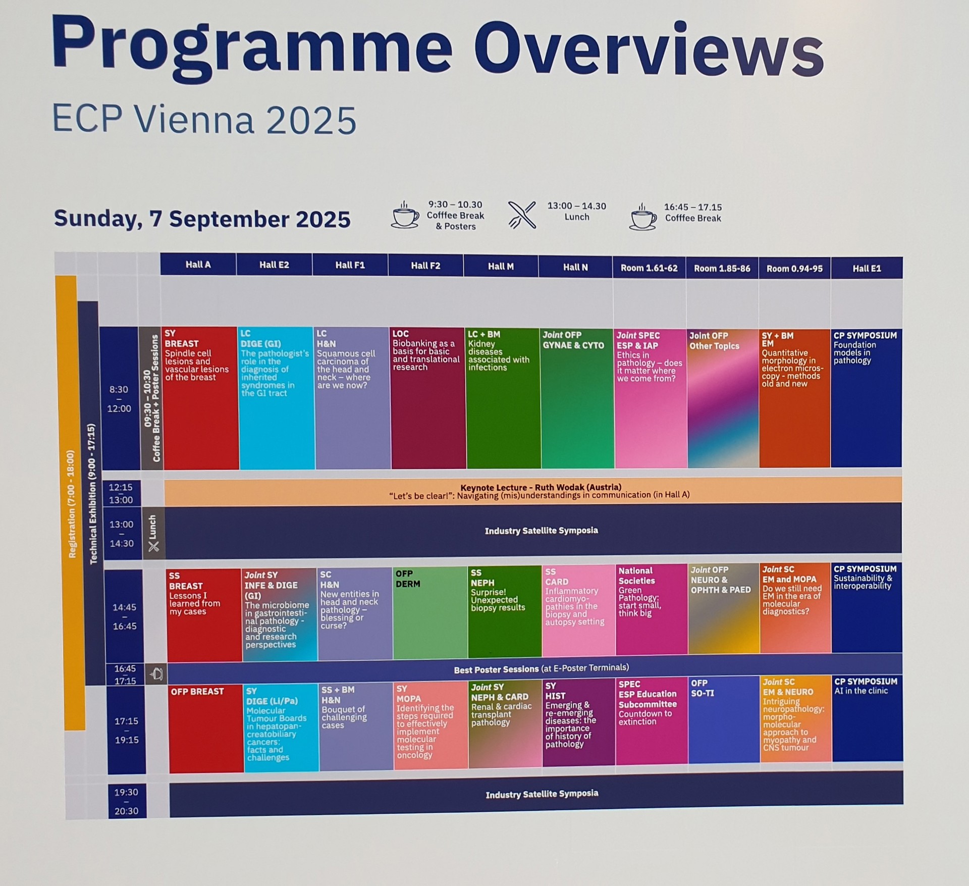 «ECP program»: Kjent opplegg på ECP. Foto: Lars G Lyckander