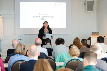 Leder ØLF Britt Fritzman åpner årsmøte 2024