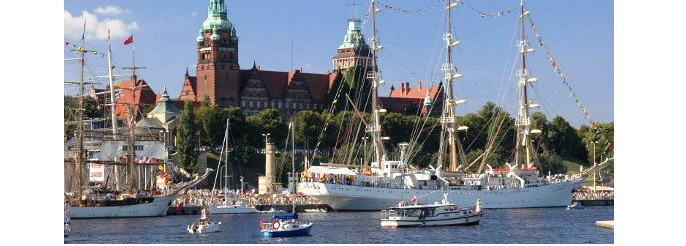 Bilde av maritimt miljø i Szczecin.