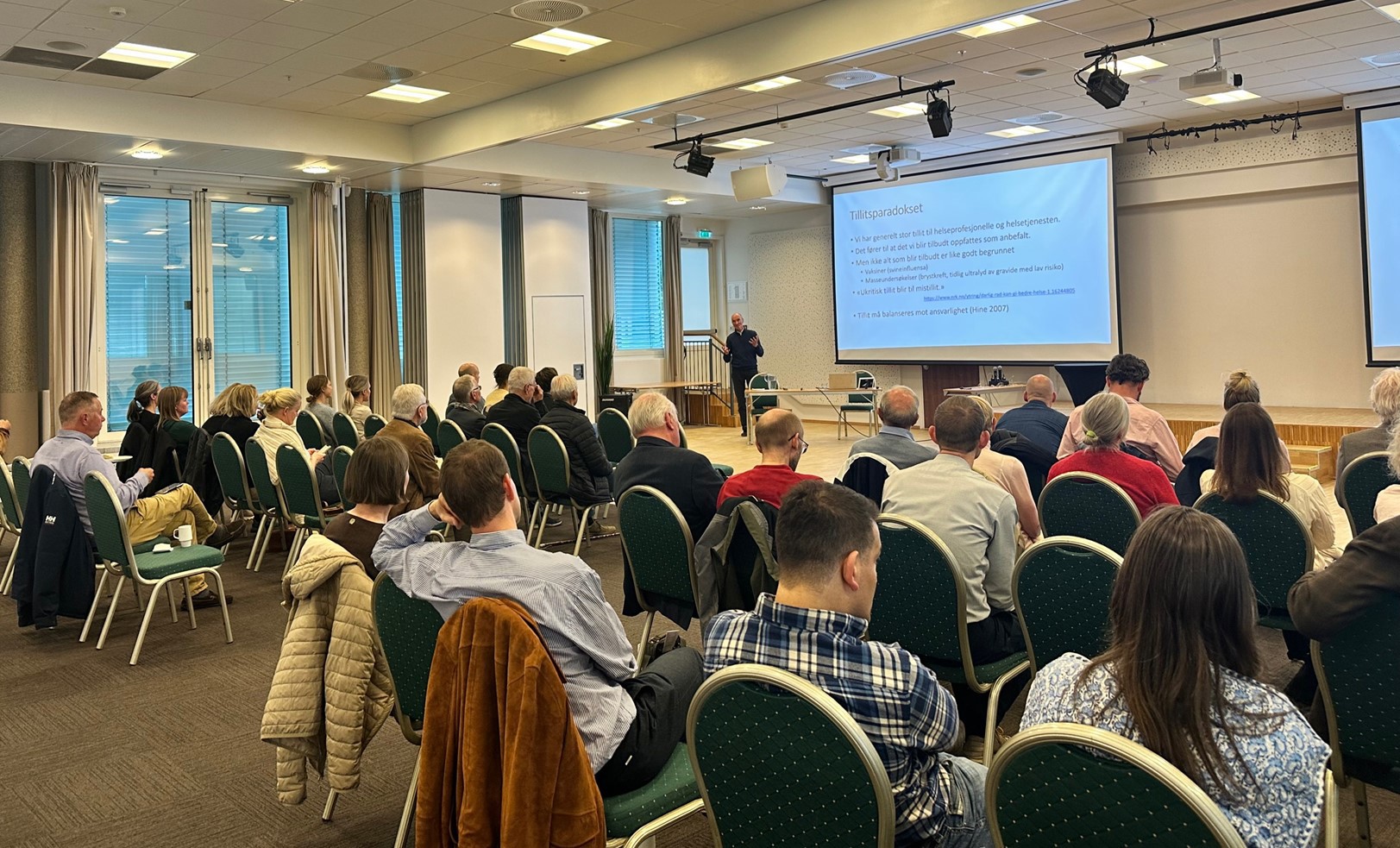 Medlemsmøte prioriteringer i helsevesenet, foto Therese Egenæs