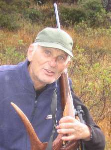 Æresmedlem Per Vesterhus på elgjakt(Foto: Privat)