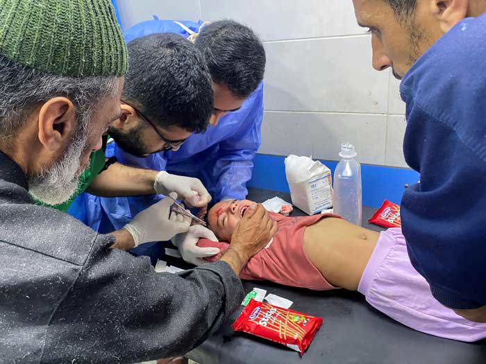 Foto fra sykehus i Gaza