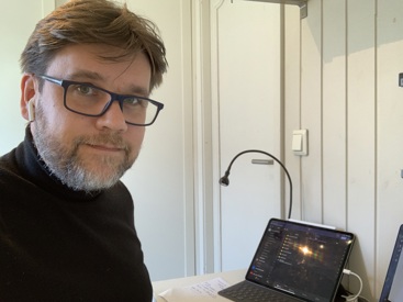 Nils Kristian Klev hjemmekontor