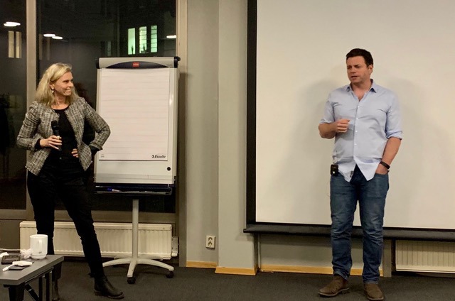 Bilde fra diskusjon om det nye sykehuset i Drammen