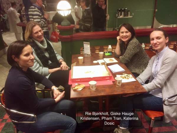 Pizza og hygge. Foto: privat