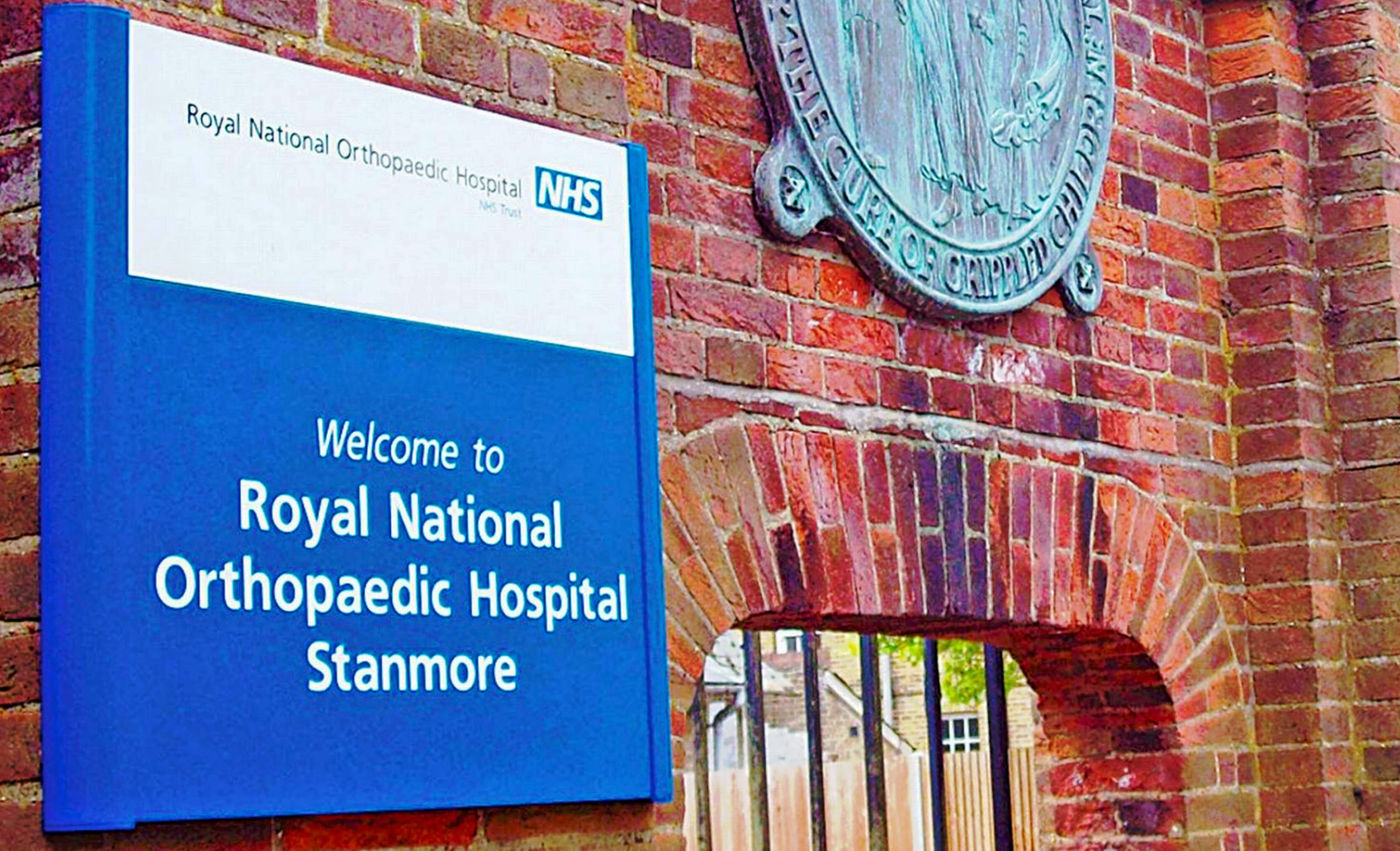 Inngangen til sykehuset. Foto: Privat