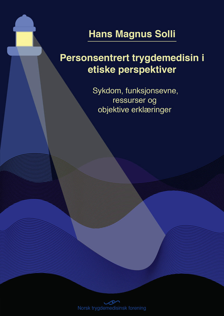 yrtårn som lyser opp blått hav