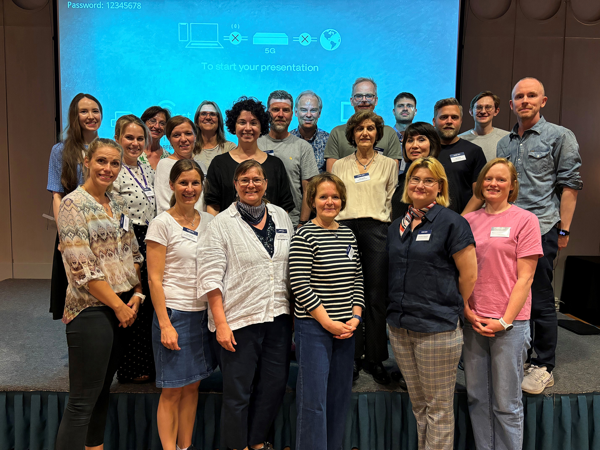 Deltagere på møtet. Her ser du nukleærmedisinere på årets NSNM i Fredrikstad.