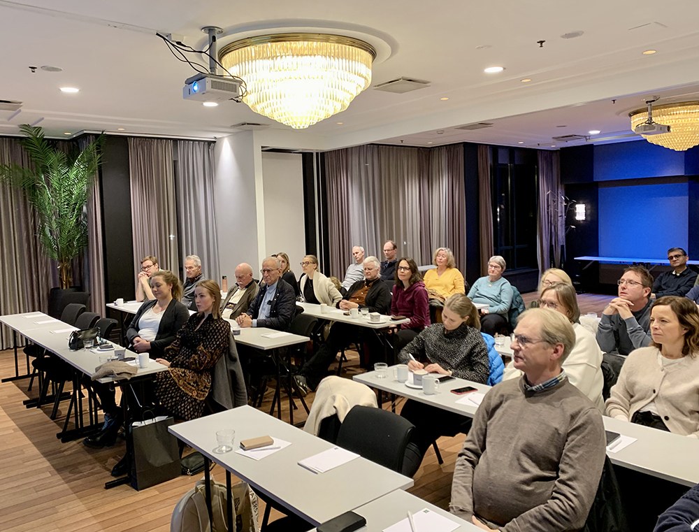 Bilde fra Buskerud legeforenings seminar om hjernehelse.