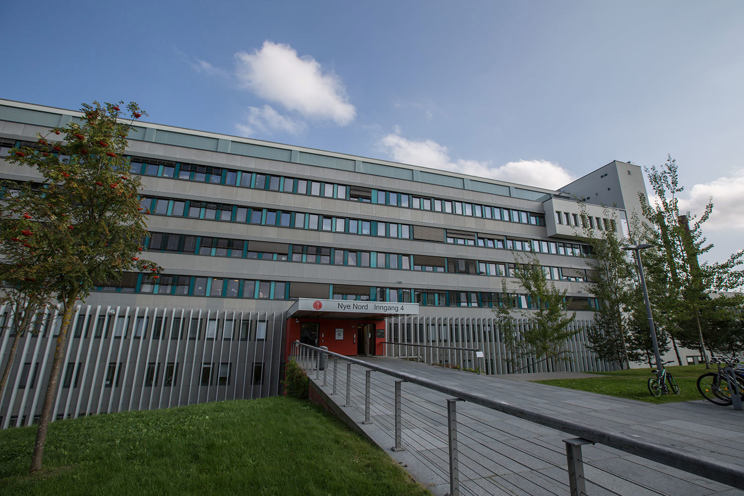 Fasade på Nye Nord Ahus. Foto: Thomas B. Eckhoff/Ahus