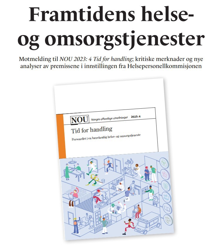 Forside til rapport. Foto: skjermbilde