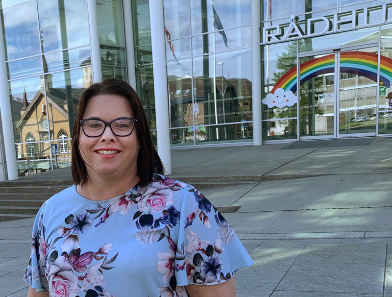 Ellen Riksvold og rådhuset