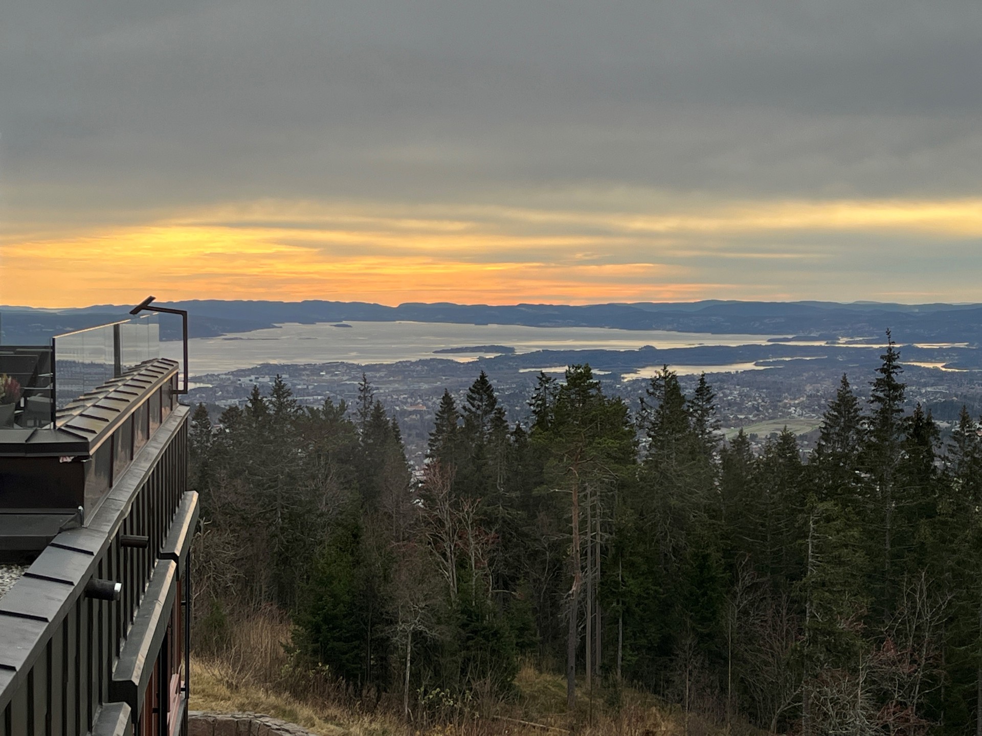 Utsiktsbilde over Oslo. Bilde tatt av Henriette Kahn.