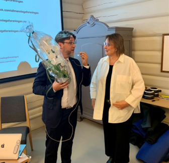 Bilde av Nils Kristian Klev og Mette Lerfaldet.