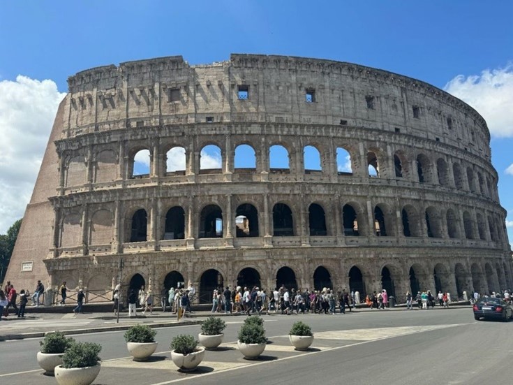 Bilde av Colosseum i Roma. Foto: Lene Sleire/Cecilie Lilletvedt