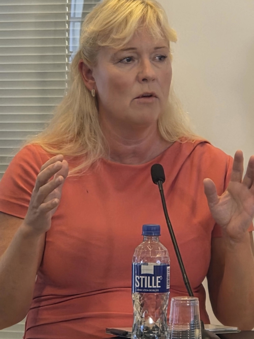 Leder Marte Kvittum Tangen under Arendalsuka