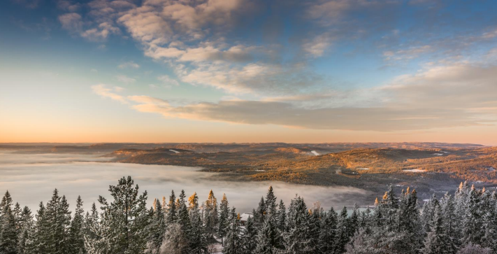 Utsikt fra Soria Moria. foto Soria Moria kurs-konferansesenter