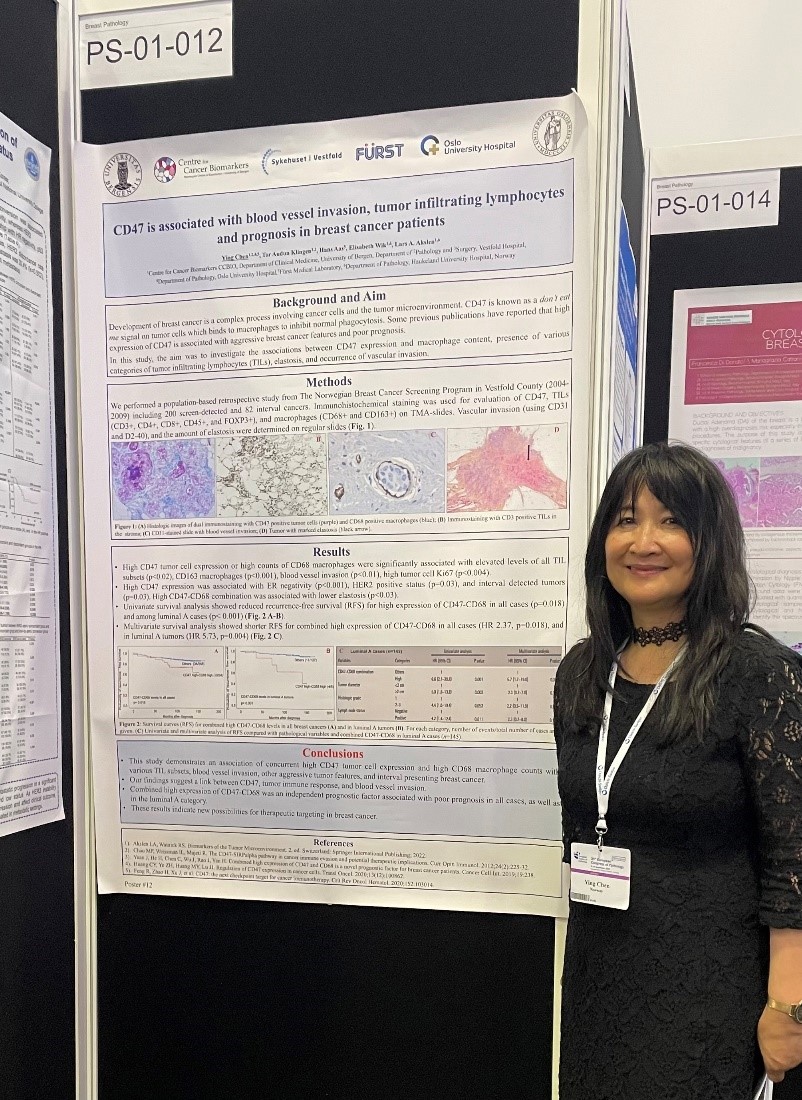 Patolog og medisinsk direktør Ying Chen. Foto: Tor Audun Klingen