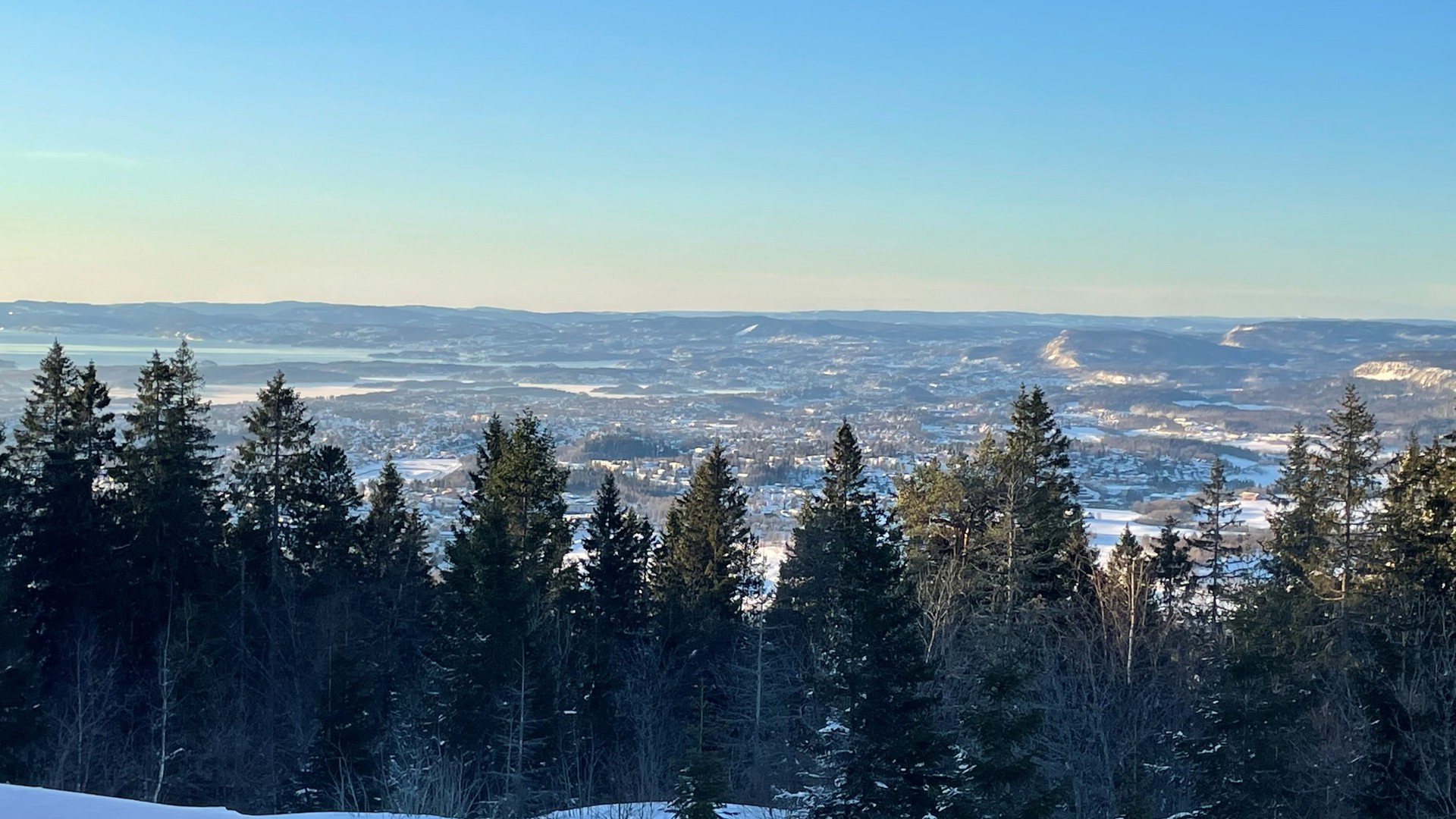 Utsikt fra Soria Moria. Foto: privat