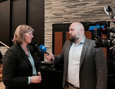 Rime intervjues av NRK