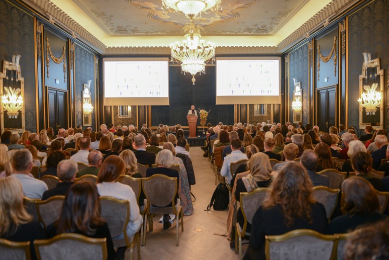 Salen under Den norske patologforenings 100 års jubileum. Foto: Ying Chen 