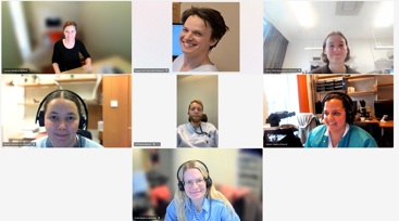 Skjermdump fra det første styremøtet i FUP.