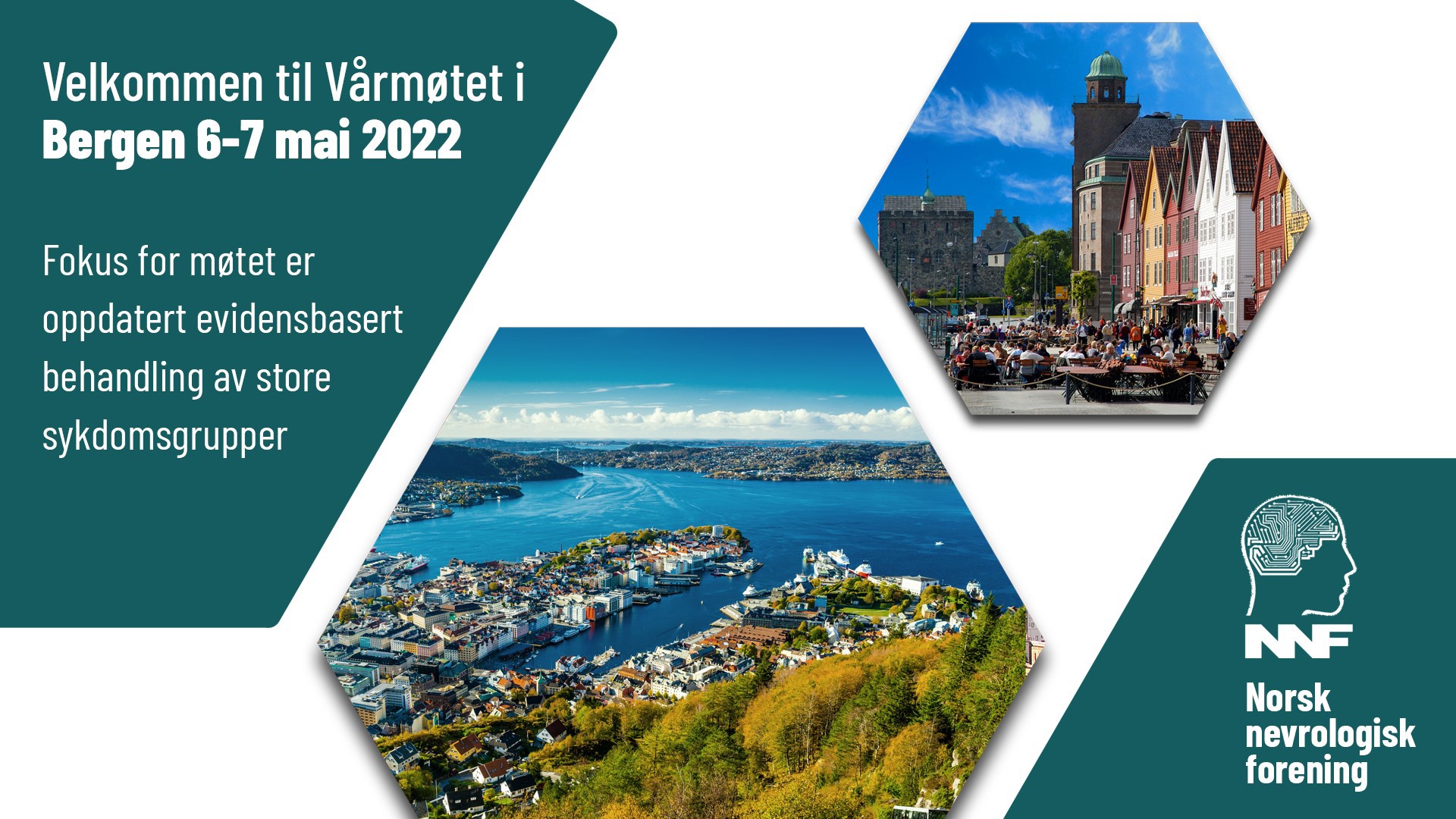 Plakat for NNF sitt vårmøte i Bergen 6-7 mai 2022