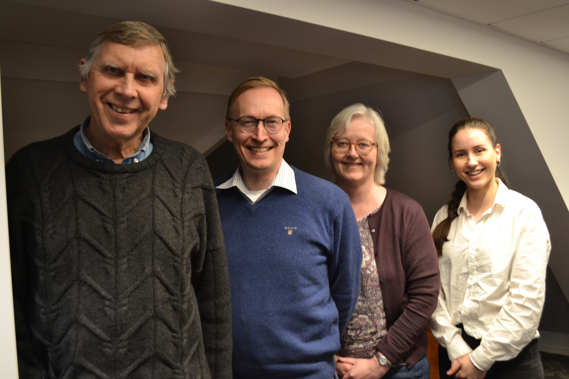 Lefos Brukerutvalg sammen med instituttsjef Hem.