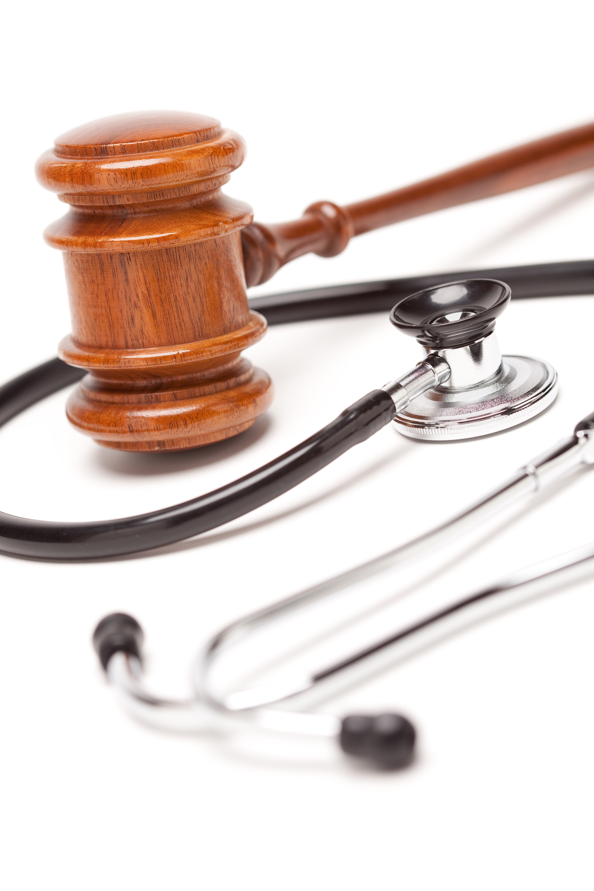 Dommerklubbe og stetoskop