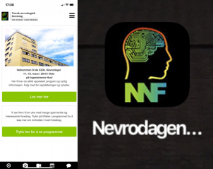 Nevrodagene appen logo og forside