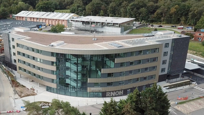 Sentral bygg på sykehuset Royal National Orthopedic. Foto: Privat