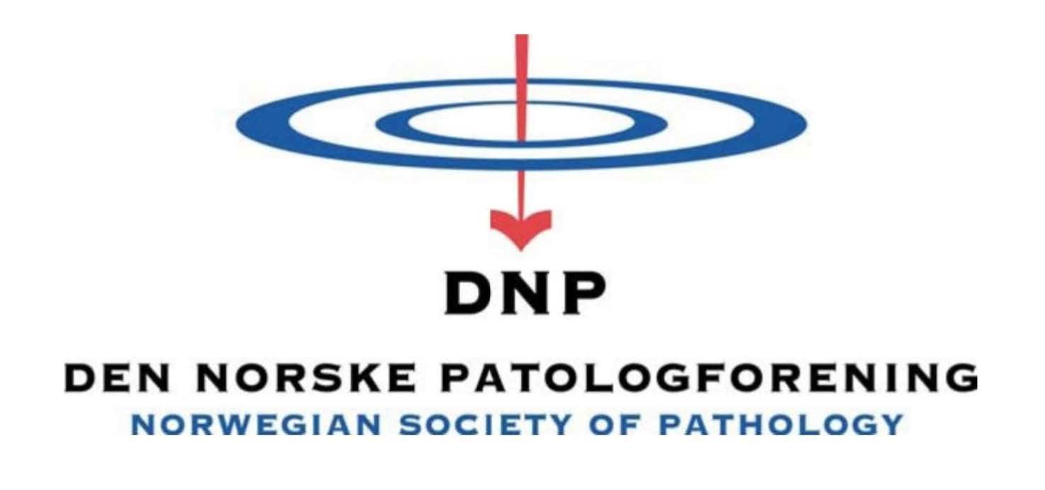 Den norske patologforening engelsk logo