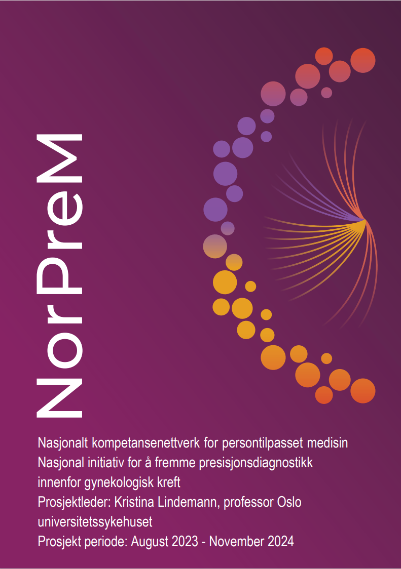 Forsiden til NorPreM innenfor gynekologisk kreft av november 2024