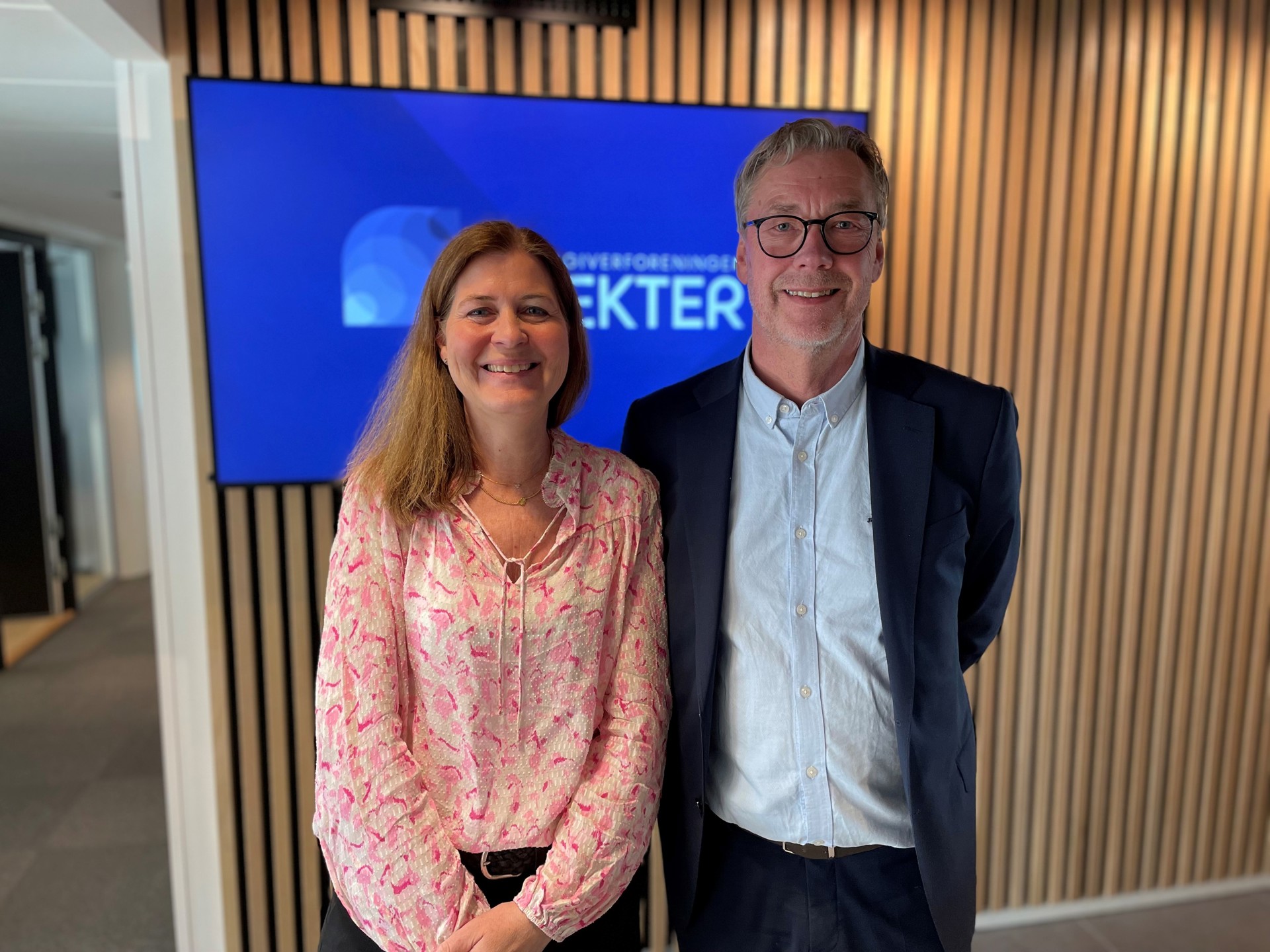 Bjørn Skrattegard og Birgithe Hellerud. Foto: SAN