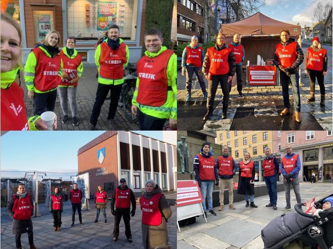 Samlebilde fra markeringene