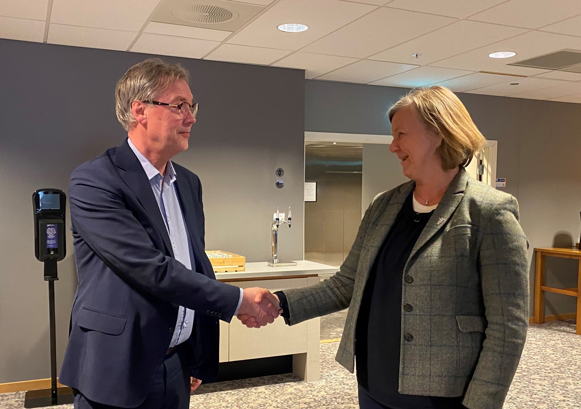 Bilde fra forhandlinger mellom  Spekter og Akademikerne