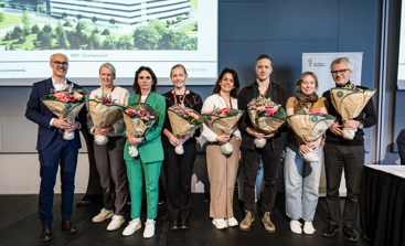 Leder: Ståle Sagabråten, Norsk forening for allmennmedisin, Solveig Bjellmo, Norsk gynekologisk forening, Gry Dahle, Norsk thoraxkirurgisk forening, Henriette C. Jodal, Norsk onkologisk forening, Nestleder: Heidi Øyen Flemmen, Norsk nevrologisk forening, Markus Heiskanen, Norsk anestesiologisk forening, Maria Seferowicz, Norsk indremedisinsk forening og Lars Lien, Norsk psykiatrisk forening. Foto: Legeforeningen