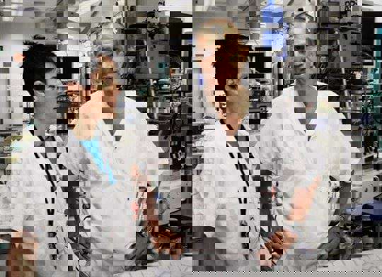 Bilde av kirurgene Gaarder og Næss.