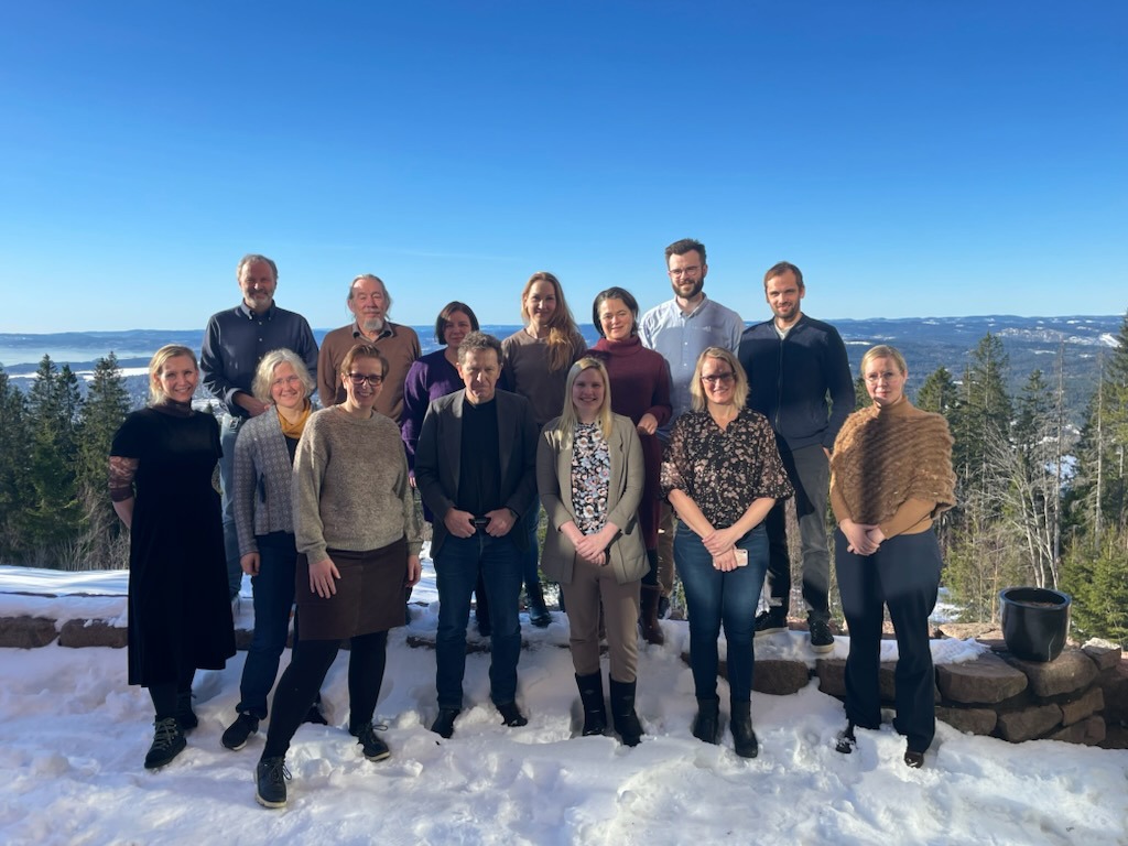 Bilde av NFRAM og spesialitetskomiteen utendørs på vinteren