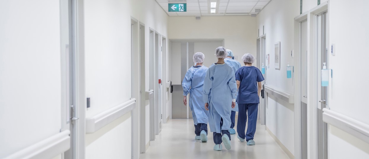 Sykehuskorridor. Foto: Istockphoto.com