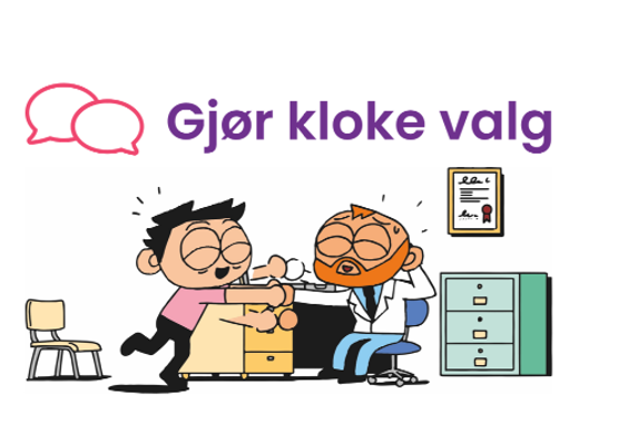 Gjør kloke valg plakat