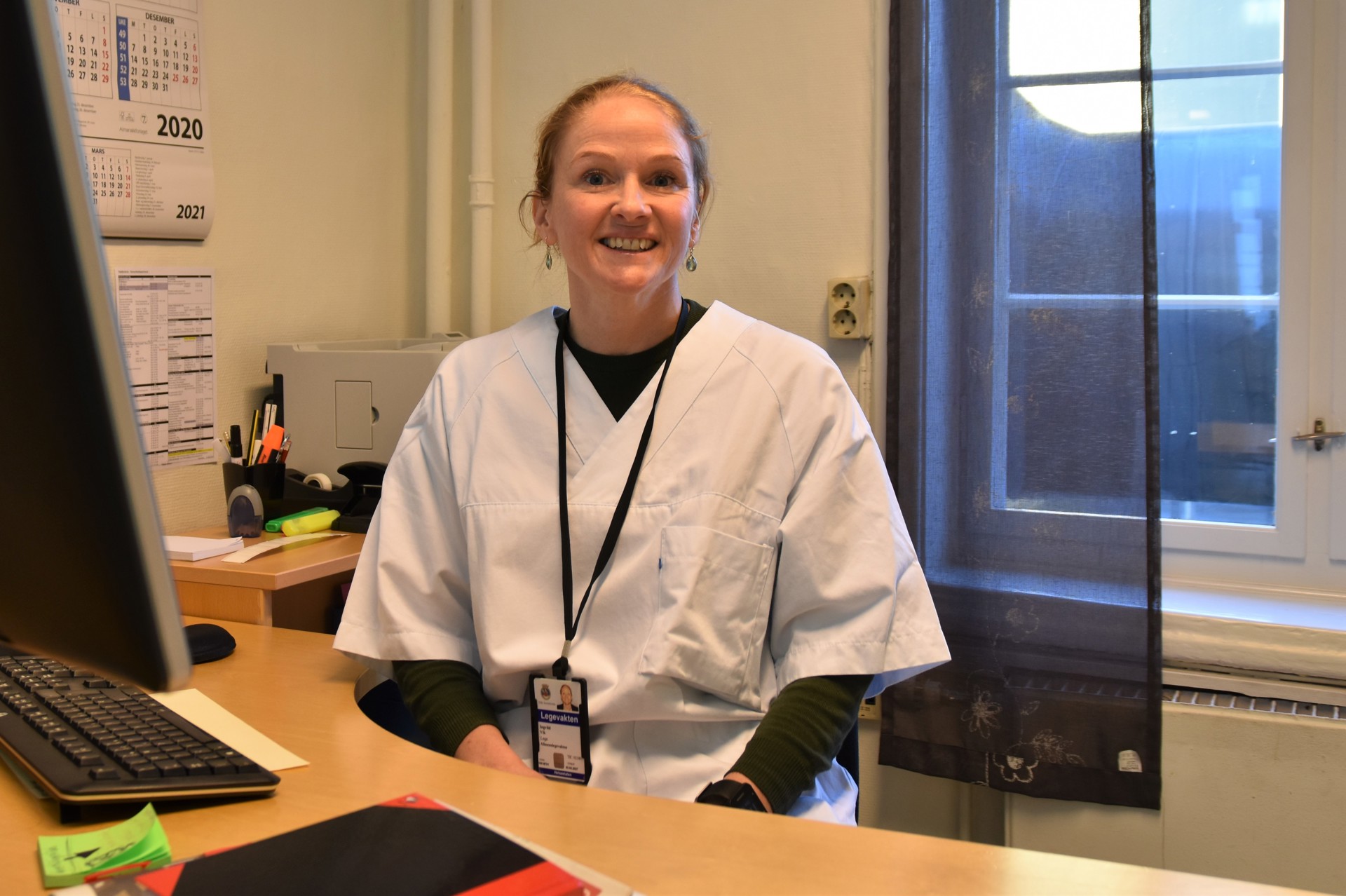Female doctor in office. Ingvild Vik