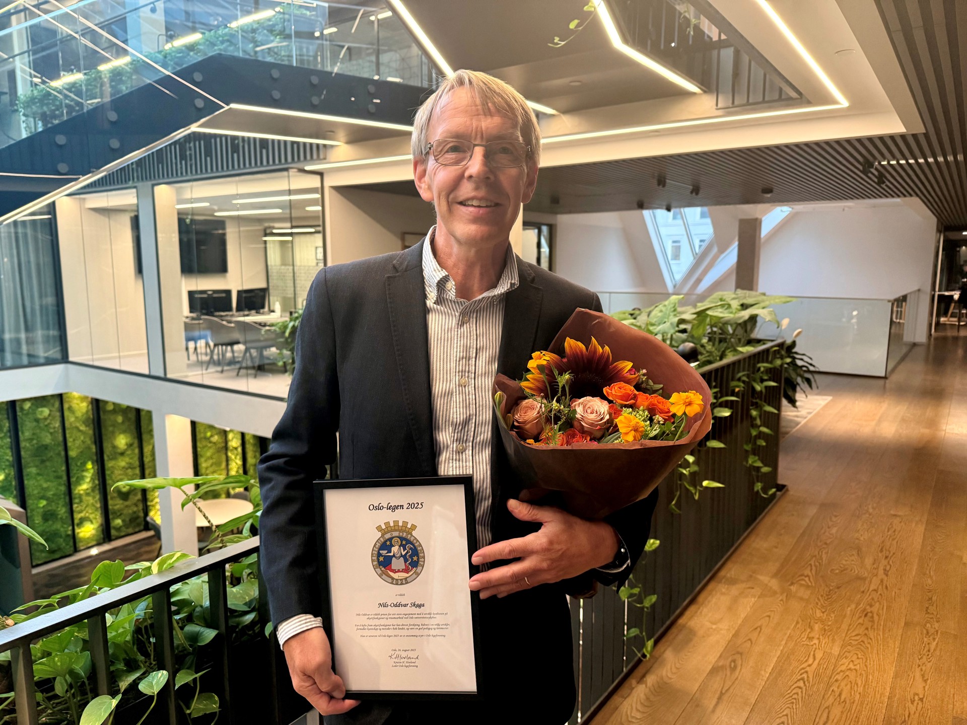 Oslo legen 2025_Nils-Oddvar Skaga. Foto: Legeforeningen