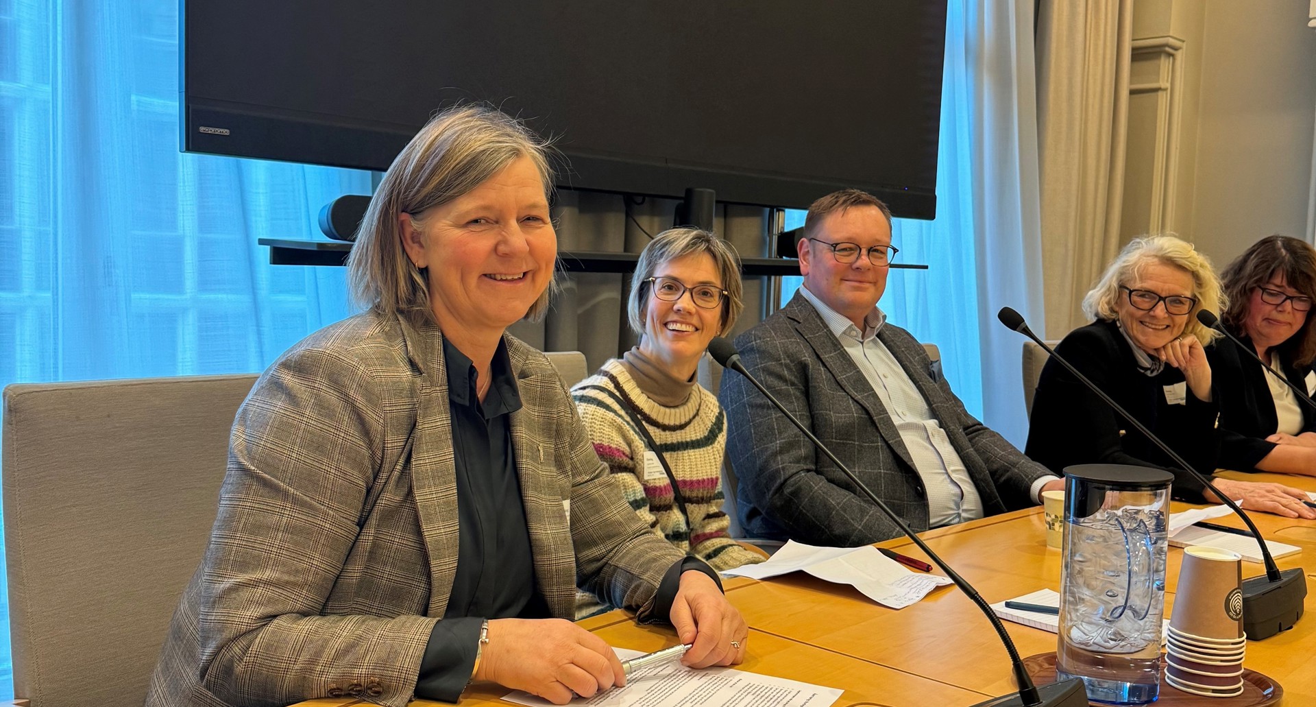 President i Legeforeningen, Anne-Karin Rime, deltok på den muntlige høringen av Helseberedskapsmeldingen. 