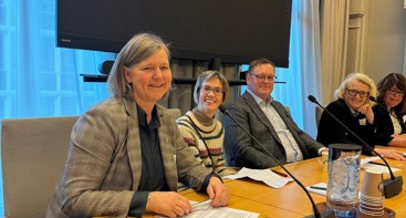 President i Legeforeningen, Anne-Karin Rime, deltok på den muntlige høringen av Helseberedskapsmeldingen. 