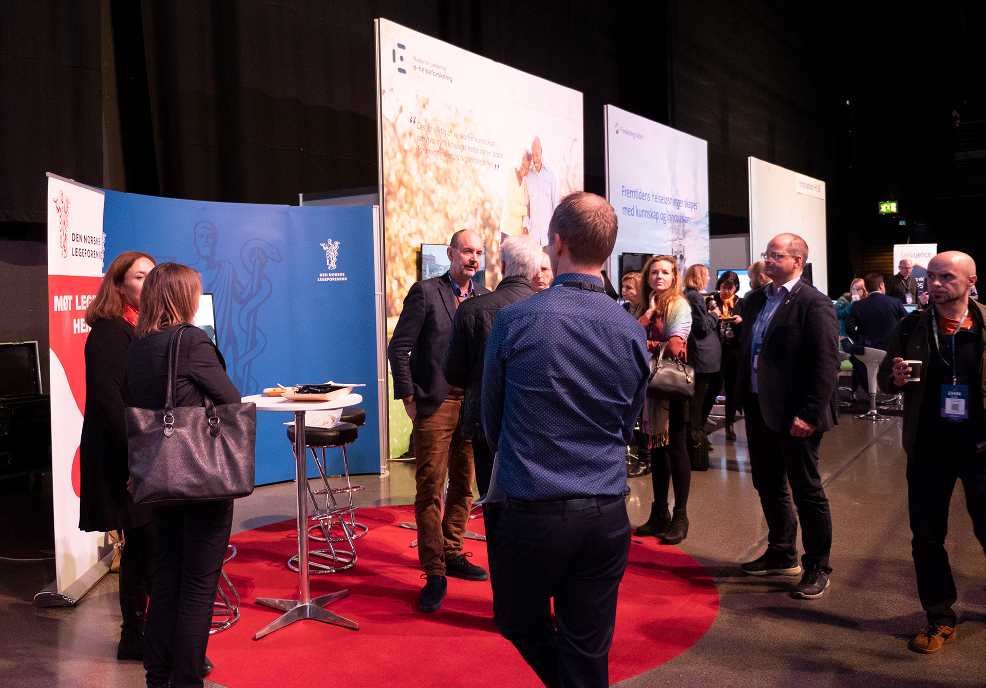 Legeforeningens stand under EHiN-konferansen - Fotograf: Anne-Lene Molland